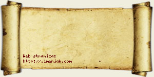 Jana Vulović vizit kartica